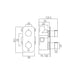 Vado Tablet Altitude Vertical 1 Outlet Thermostatic