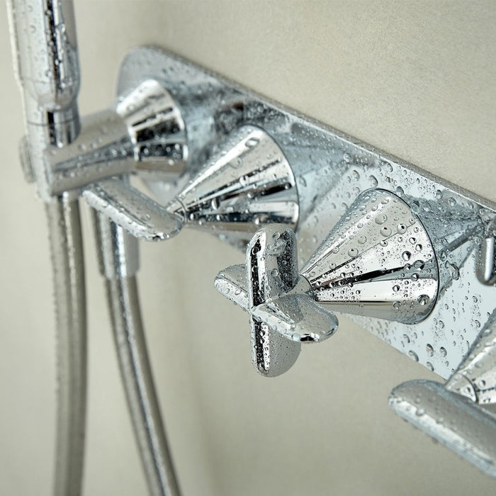 Vado Tablet Arrondi 1 Outlet 3 Handle Concealed