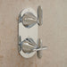 Vado Tablet Arrondi Wall Mounted 2 Outlet 2 Handle