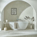 Vado Tablet Arrondi Wall Mounted Thermostatic Bath Shower