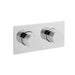 Vado Tablet Knurled Accents 2 Outlet Landscape Thermostatic