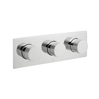 Vado Tablet Knurled Accents 3 Outlet Thermostatic Shower