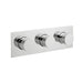 Vado Tablet Knurled Accents 3 Outlet Thermostatic Shower
