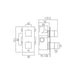 Vado Tablet Notion 1 Outlet 2 Handle Vertical Thermostatic