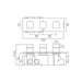 Vado Tablet Notion 3 Outlet 3 Handle Horizontal