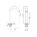 Vado I-Tech Infra-Red Basin Mixer Tap Mains or AA Battery