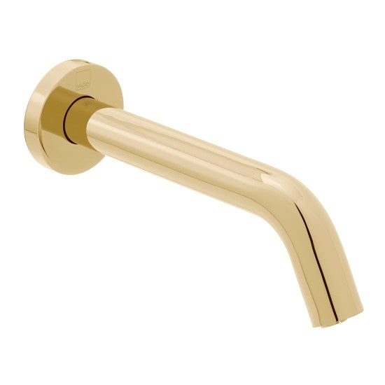 Vado I Tech Wall Mounted Basin Spout - Bright Gold - Basin
