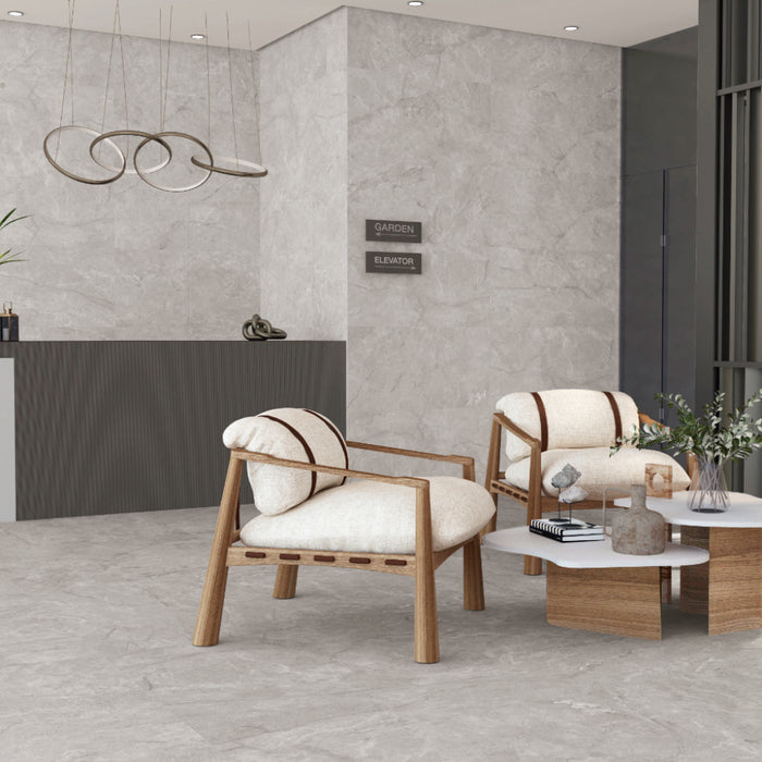 Valdoro Grey Matt Porcelain Wall & Floor Tile