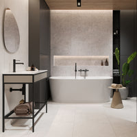 Veloce Stone Matt White Porcelain Wall & Floor Tile