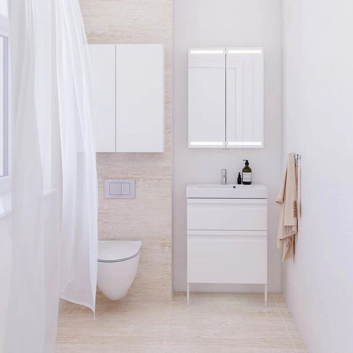 Dansani Colour Changing LED Illuminated Mirror Cabinet 600mm