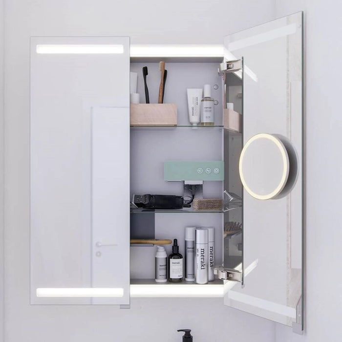 Dansani Colour Changing LED Illuminated Mirror Cabinet 600mm