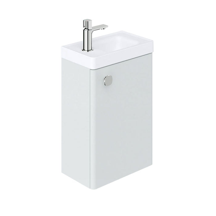 Vado Cameo 1 Door Wall Hung Vanity Unit With Basin - 400mm Wide - 1 Tap Hole