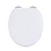 Burlington Traditional Soft Close Toilet Seat, White