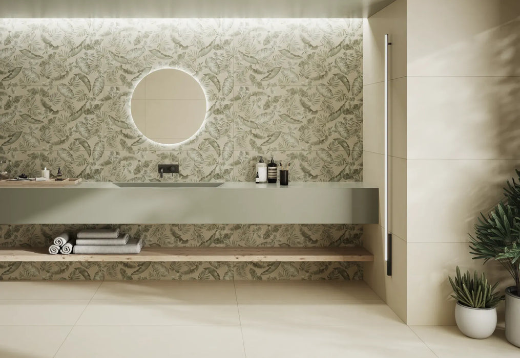 Zaffiro Cream Matt Porcelain Wall & Floor Tile