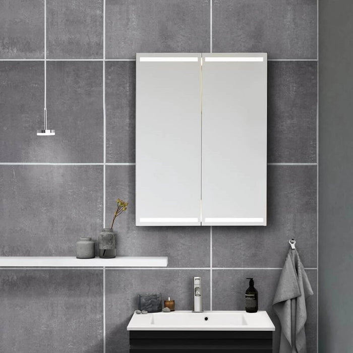 Dansani Colour Changing LED Illuminated Mirror Cabinet 600mm