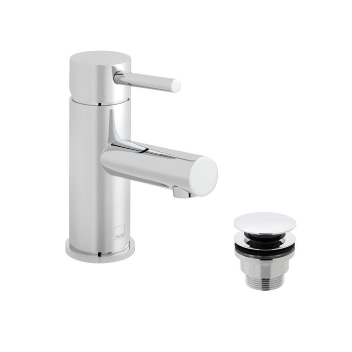 Vado Zoo Mono Basin Mixer Tap With Universal Waste - Chrome