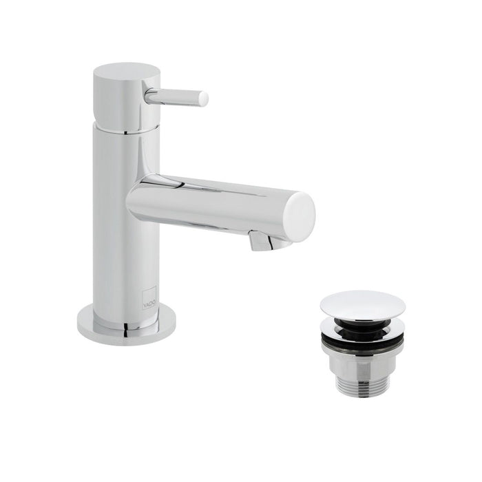 Vado Zoo Mini Mono Basin Mixer Tap With Universal Waste - Chrome