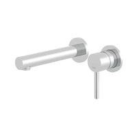 Vado Zoo Wall Mounted 2-Hole Basin Mixer Tap Excluding Waste - Chrome