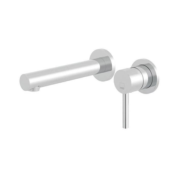 Vado Zoo Wall Mounted 2-Hole Basin Mixer Tap Excluding Waste - Chrome