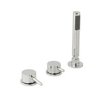 Vado Zoo 3 Hole Bath Shower Mixer Tap Without Spout - Chrome