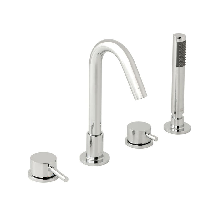 Vado Zoo 4 Hole Bath Shower Mixer Tap - Chrome