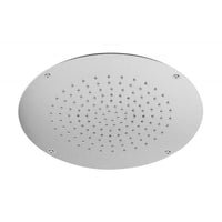 Aquaelite Pop False Ceiling Shower Head - 300mm Wide - Polished steel