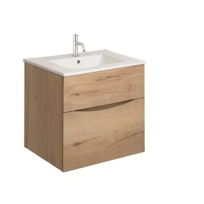 Crosswater Glide II Vanity Unit with Two Drawers and Ceramic