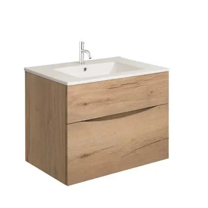 Crosswater Glide II Vanity Unit with Two Drawers and Ceramic