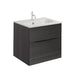 Crosswater Glide II Vanity Unit with Two Drawers and Ice 