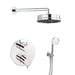 Crosswater MPRO Industrial Dual Outlet Thermostatic Round